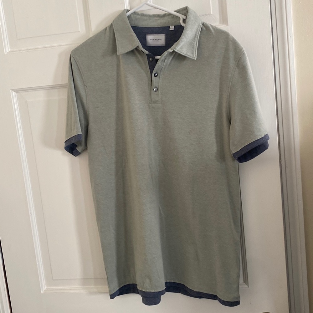 7diamonds polo shirt men’s medium
